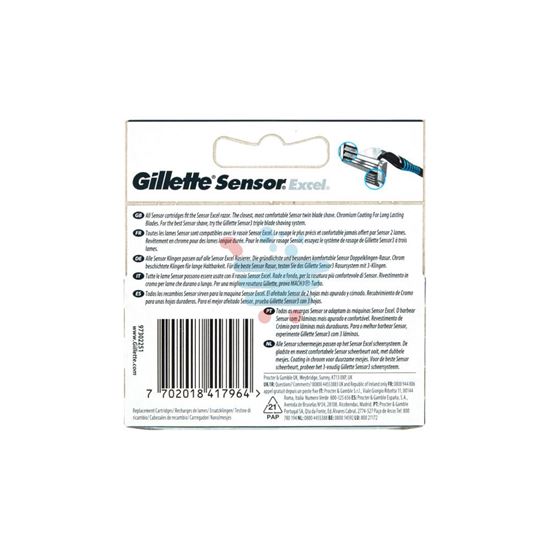 GILLETTE SENSOR EXCEL RICARICA 5 PEZZI