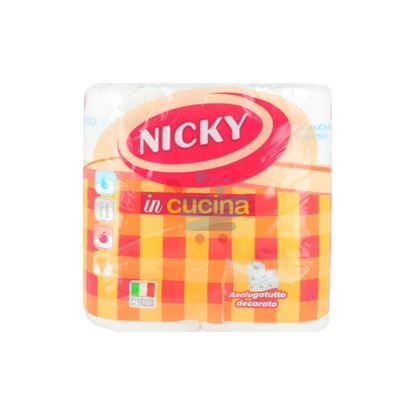 NICKY ASCIUGATUTTO IN CUCINA 2 ROTOLI 63 STRAPPI