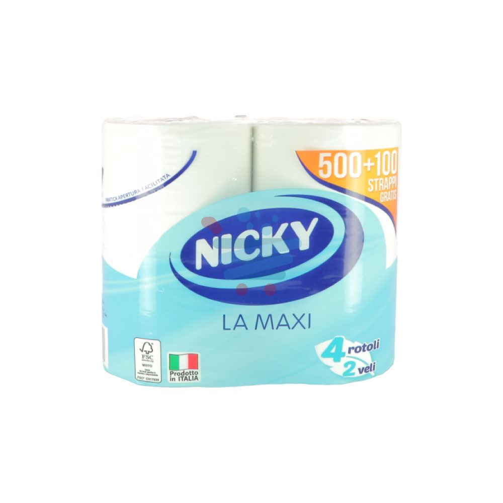 NICKY CARTA IGIENICA LA MAXI 4ROT