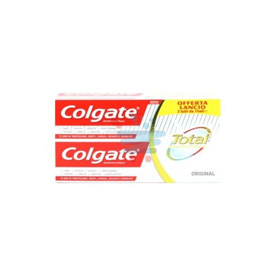 COLGATE DENTIFRICIO TOTAL ORIGINAL 75ML X2