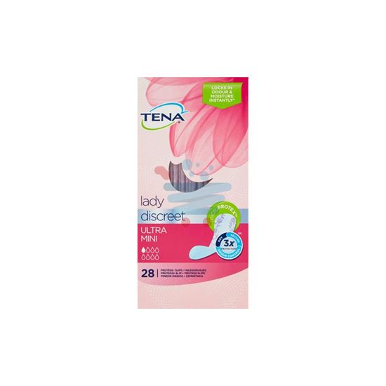 TENA LADY ASSORBENTI DISCREET ULTRA MINI PROTEGGI SLIP 28 PEZZI