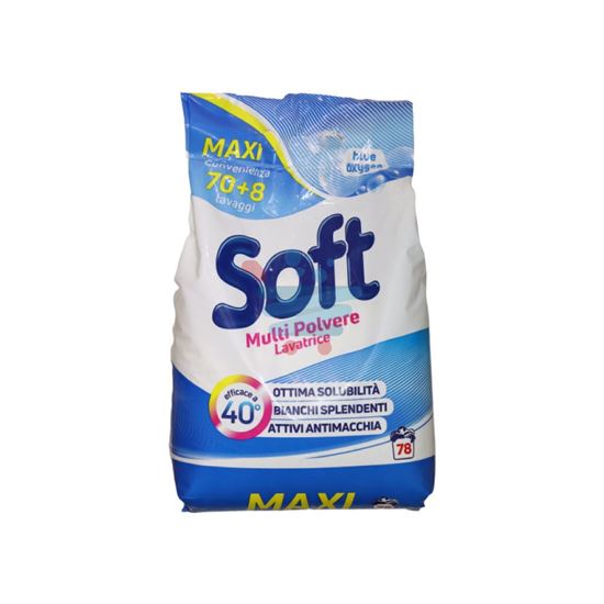 SOFT DETERSIVO LAVATRICE IN POLVERE RICARICA CLASSICO 70+8 MISURINI