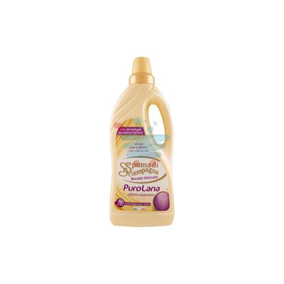 NUNCAS DETERSIVO BUCATO A MANO E LAVATRICE LIQUIDO WOOL 2 LANA E CAPI  DELICATI BALSAMO RIGENERANTE 750 ML - PiùMe