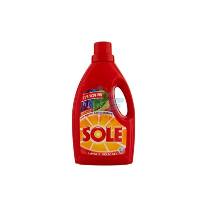 SOLE DETERSIVO LAVATRICE LIQUIDO LANA TUTTICOLORI 1LT