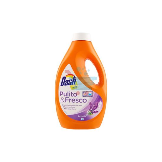 DASH DETERSIVO LAVATRICE LIQUIDO SIMPLY LAVANDA 18 LAVAGGI 990ML