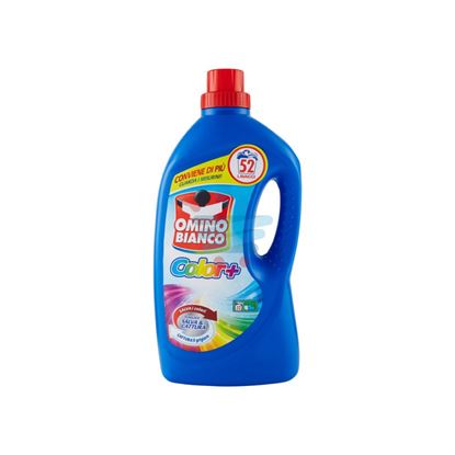 OMINO BIANCO DETERSIVO LAVATRICE LIQUIDO COLOR 52 LAVAGGI 2600 ML