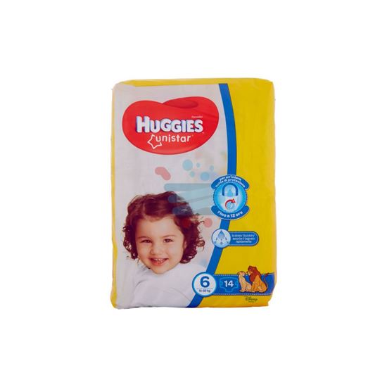 HUGGIES UNISTAR PANNOLINI 15-30 KG MISURA 6