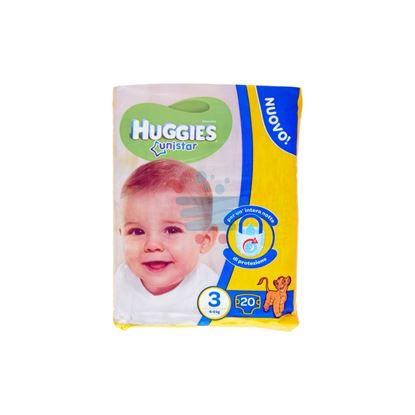 HUGGIES UNISTAR PANNOLINI 4-9 KG MISURA 3