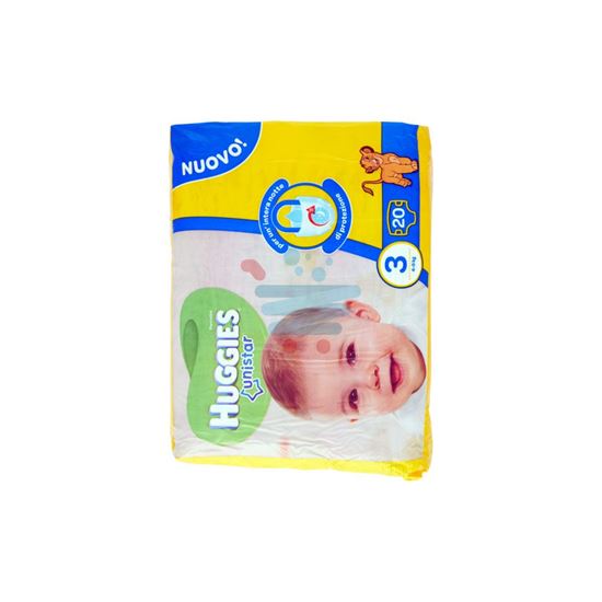 HUGGIES UNISTAR PANNOLINI 4-9 KG MISURA 3