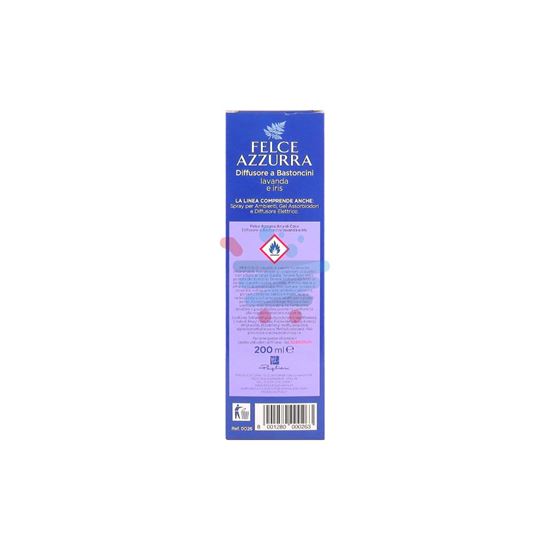 FELCE AZZURRA DIFFUSORE CON BASTONCINI TALCO E LAVANDA 200 ML