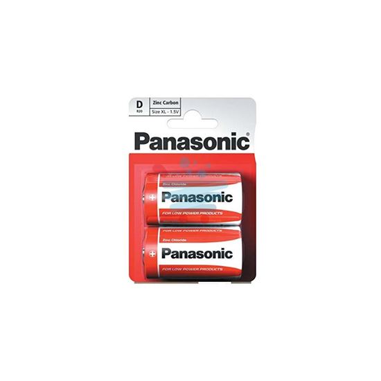 PANASONIC ZINC CARBON TORCIA 1.5 VOLT 2 PEZZI