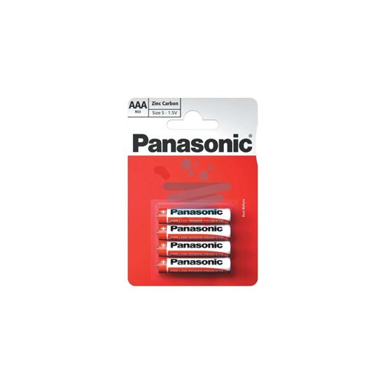 PANASONIC ZINC CARBON MINISTILO 1.5 VOLT 4 PEZZI