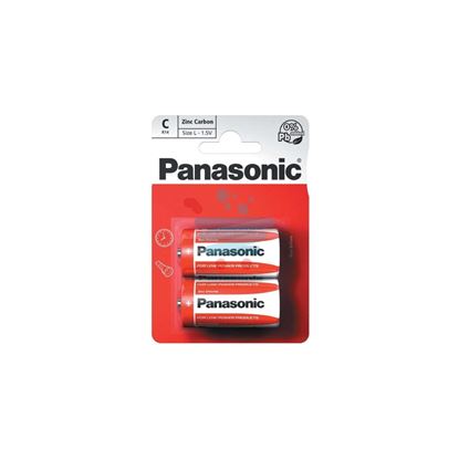 PANASONIC ZINC CARBON MEZZA TORCIA 1.5 VOLT 2 PEZZI