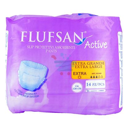 FLUFSAN ACTIVE SLIP INCONTINENZA EXTRALARGE 14 PEZZI