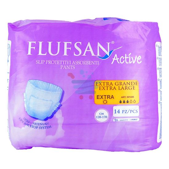 FLUFSAN ACTIVE SLIP INCONTINENZA EXTRALARGE 14 PEZZI