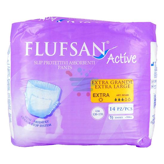 FLUFSAN ACTIVE SLIP INCONTINENZA EXTRALARGE 14 PEZZI