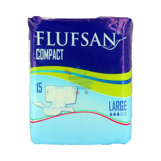 FLUFSAN COMPACT LARGE 15 PANNOLINI A MUTANDINA