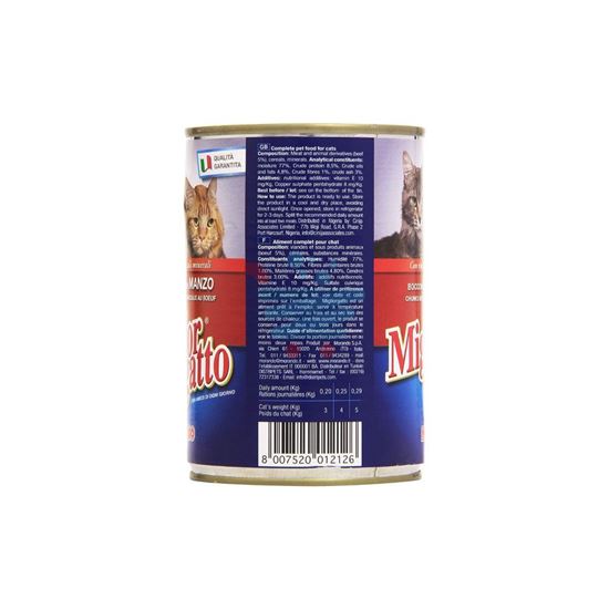 MIGLIOR GATTO BOCCONI MANZO 405GR