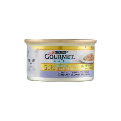 GOURMET GOLD GATTO DADINI SALSA VERDURE VITELLO 85