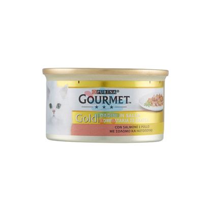 GOURMET GOLD GATTO DADINI SALSA SALMONE POLLO 85GR