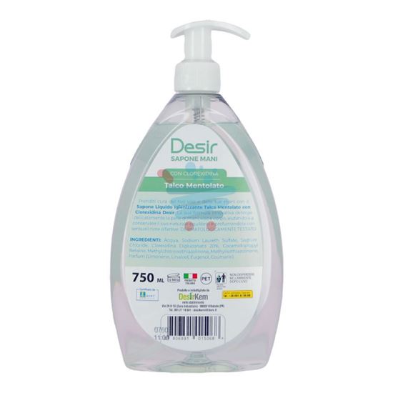 DESIR SAPONE MANI IGIENIZZANTE TALCO MENTOLATO 750ML