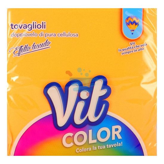 VIT TOVAGLIOLI DOPPIO VELO GIALLO 33X33CM