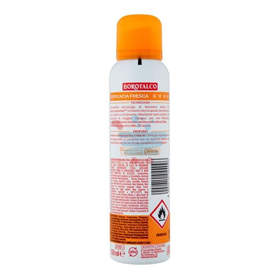 BOROTALCO ACTIVE DEO SPRAY PROFUMO DI MANDARINO E NEROLI 150ML