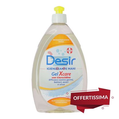 DESIR IGIENIZZANTE MANI GEL XCARE CON CLOREXIDINA 750ML