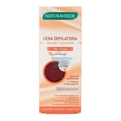 NATURAVERDE CERA DEPILATORIA  ROLL ON OLIO D'ARGAN 100 ML