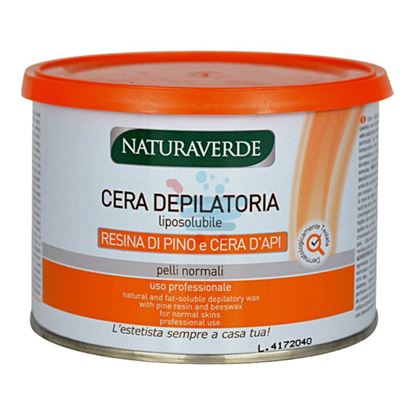 NATURAVERDE CERA DEPILATORIA RESINA DI PINO E CERA D'API 400 ML