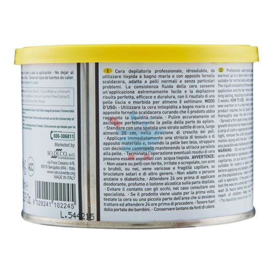 NATURAVERDE CERA DEPILATORIA  ZUCCHERO E MIELE 400 ML