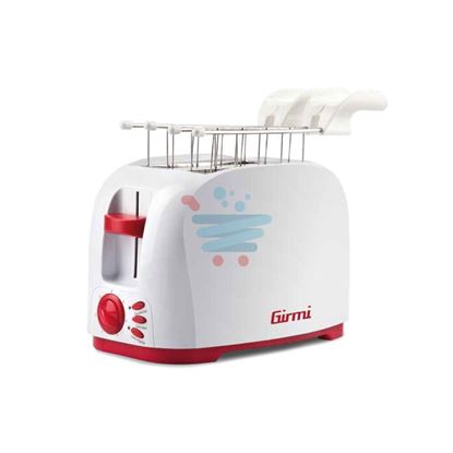 GIRMI TOSTAPANE BIANCO-ROSSO 800W