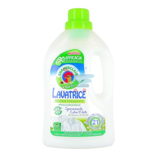 CHANTECLAIR VERT DETERSIVO LAVATRICE LIQUIDO ECODETERGENTE 21 LAVAGGI 1071ML