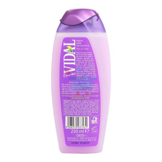 VIDAL DOCCIA EMOTIONS FIORI DI TIARE 250ML