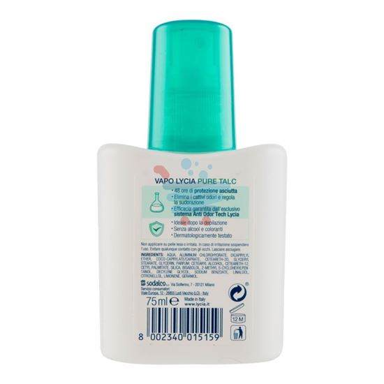 LYCIA DEODORANTE VAPO TALCO 75 ML