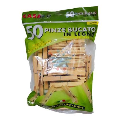 CASAVIP MOLLETTE LEGNO 50PZ IN BUSTA