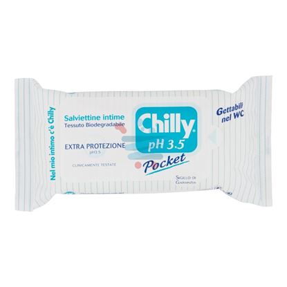 CHILLY POCKET SALVIETTINE INTIME PH 3.5 EXTRA PROTEZIONE