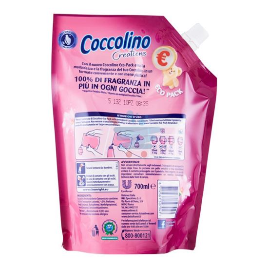 COCCOLINO CREATIONS AMMORBIDENTE CONCENTRATO FIORI DI TIARÈ E FRUTTI ROSSI €COPACK 700ML