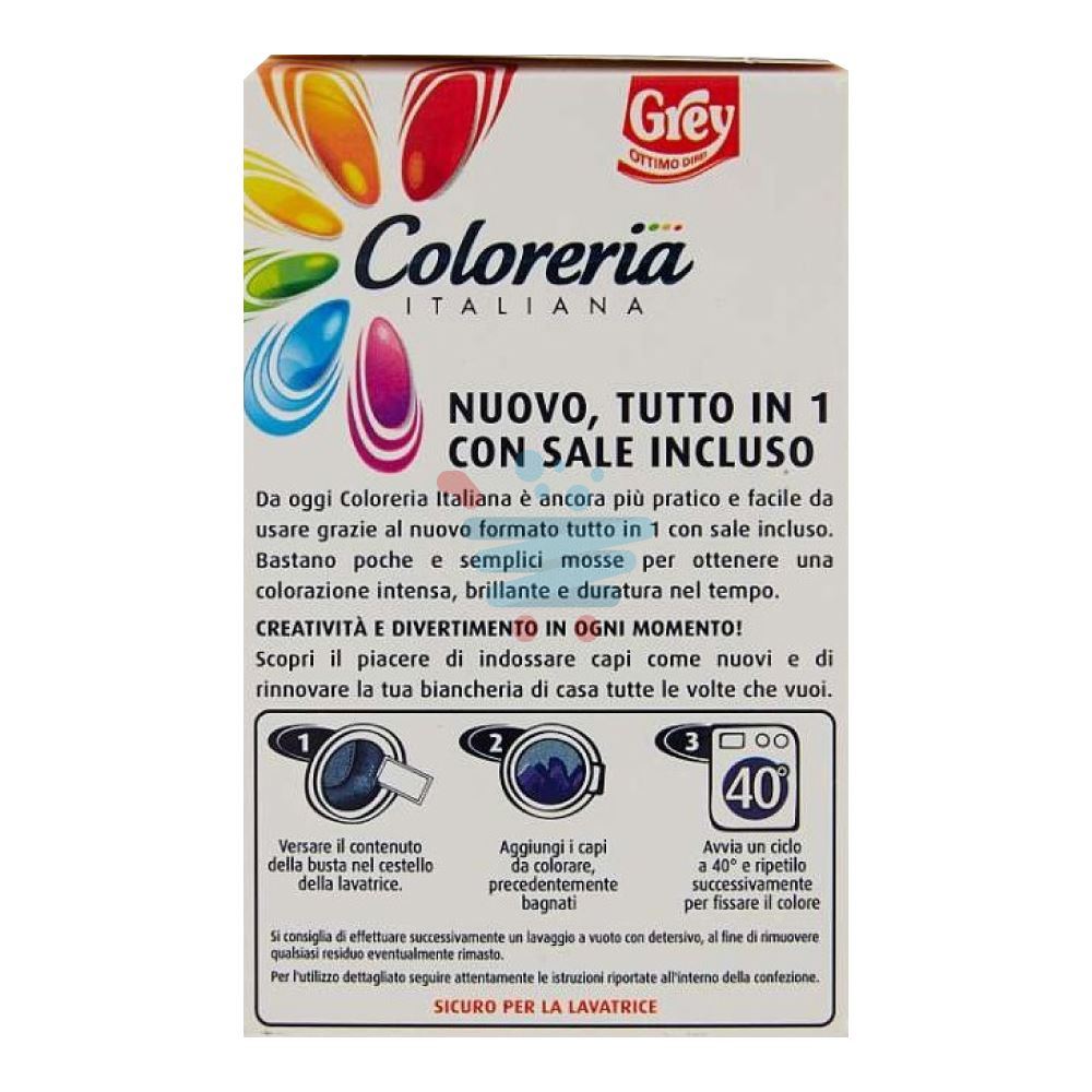 COLORERIA ITALIANA BLU NOTTE+ SALE 350GR.