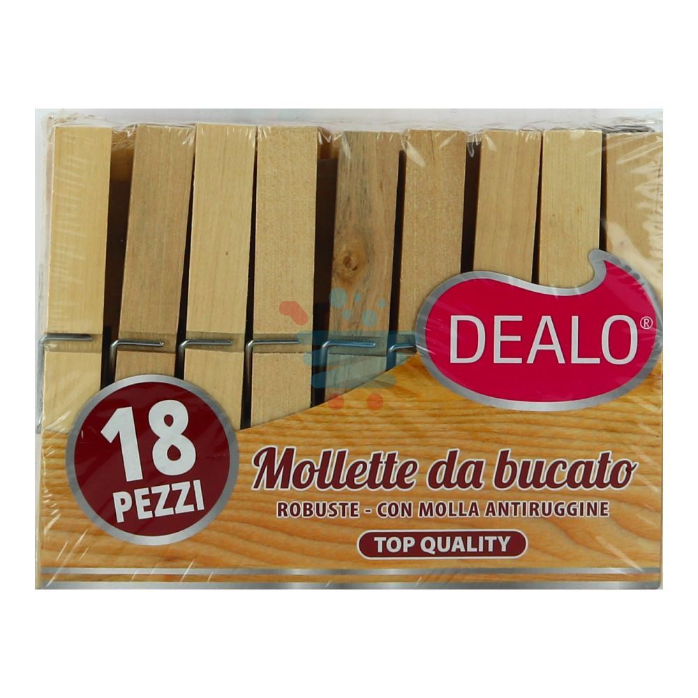 Mollette per Panni 10 cm Bamb 60 Pezzi