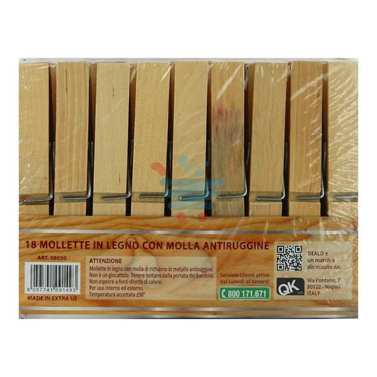 DEALO MOLLETTE LEGNO 18PZ