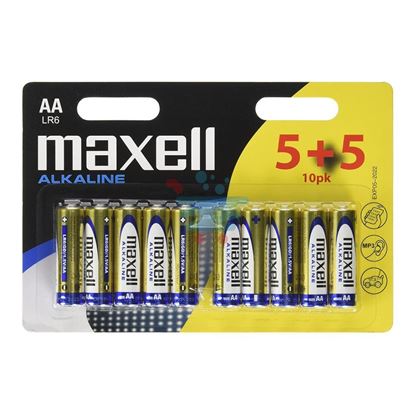 MAXELL PILE STILO LR6 AA CONFEZIONE DA 10 PEZZI