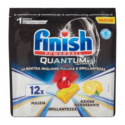 FINISH PASTIGLIE QUANTUM ULTIMATE LEMON 12 LAVAGGI