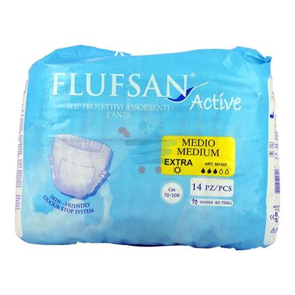 FLUFSAN ACTIVE SLIP INCONTINENZA MEDIUM 14 PEZZI