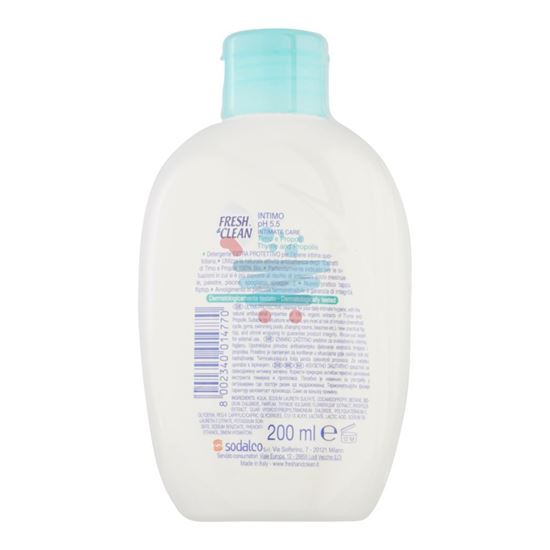 FRESH&CLEAN INTIMO PH 5.5 CON ANTIBATTERICO NATURALE TIMO E PROPOLI 200 ML