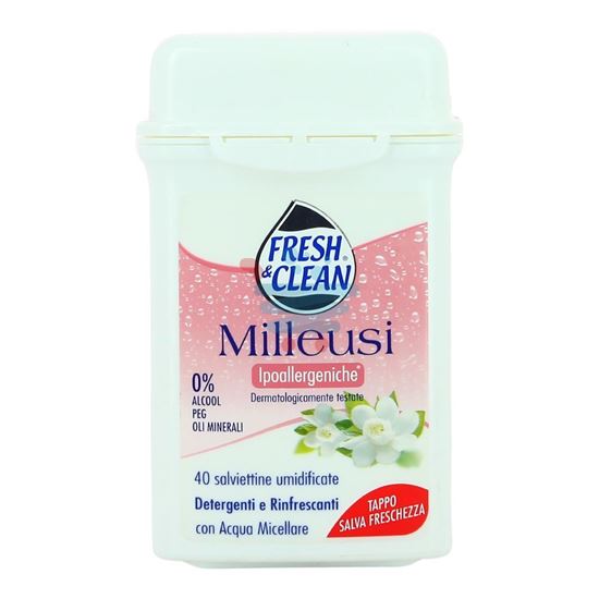 FRESH&CLEAN MILLEUSI SALVIETTE IPOALLERGENICHE 40 PEZZI