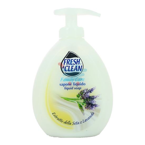 FRESH&CLEAN SAPONE LIQUIDO ESTRATTO DELLA SETA E LAVANDA 300 ML