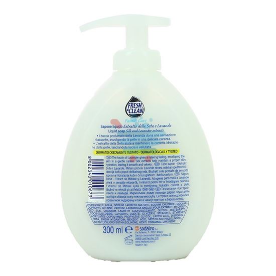 FRESH&CLEAN SAPONE LIQUIDO ESTRATTO DELLA SETA E LAVANDA 300 ML