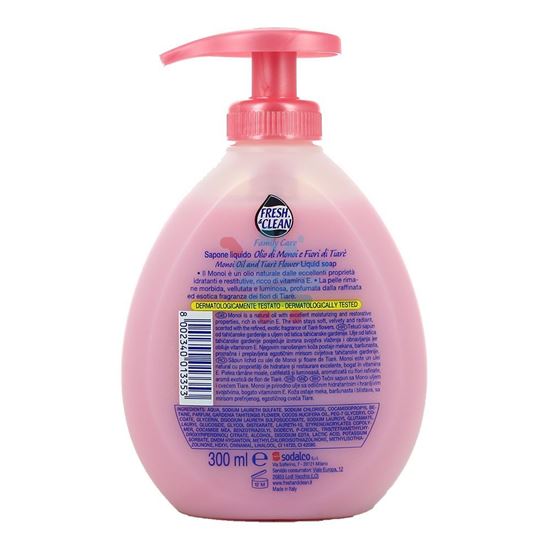 FRESH&CLEAN SAPONE OLIO DI MONOI E FIORI DI TIARE 300 ML