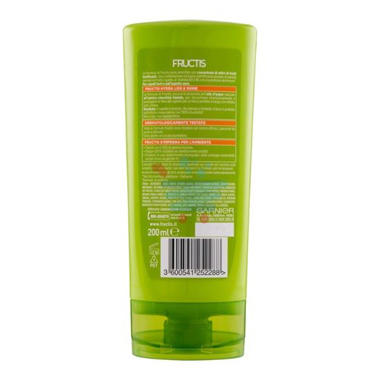 FRUCTIS BALSAMO HYDRA LISS&SHINE CON AMINO-CHERATINA RINFORZANTE E OLIO D'ARGAN 200 ML